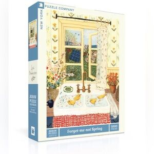 Forget-me-not Spring Puzzle – 1000 Pieces – Loré Pemberton – New York Puzzle Co